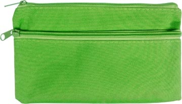 Kangaro Kangaro pennenzak, plat, ft 21 x 11 cm, groen