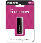 Integral Integral USB 2.0 stick, 128 GB, zwart