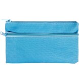 Kangaro Kangaro pennenzak, plat, ft 21 x 11 cm, blauw
