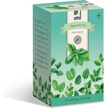 Q-CONNECT Q-CONNECT thee, munt, zakje van 1,5 g, doos van 20 zakjes