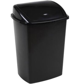 Vepa Bins Vuilbak met swing deksel 4,45 l, zwart