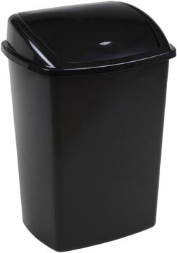 Vepa Bins Vuilbak met swing deksel 4,45 l, zwart