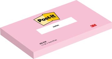 Post-It Notes Post-it Notes, 100 vel, ft 76 x 127 mm, roze (flamingo pink)