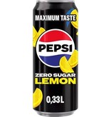 Pepsi Pepsi Zero Sugar Lemon frisdrank, blik van 33 cl, pak van 12 stuks