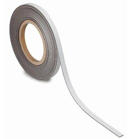 Maul MAUL magnetisch etiketband beschrijf- en wisbaar, 10mtx10mm, wit