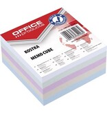 Office Products OFFICE products vulling memokubus, 8,5 x 8,5 x 4 cm, geassorteerde kleuren