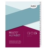 Multo Multo tabbladen voor ft A4, uit PP, set A-Z