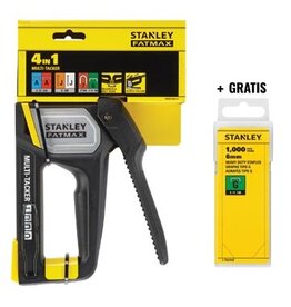 Stanley ACTIE STANLEY: 1 x Fatmax nietpistool 4 in 1 + GRATIS 1 x nietjes type A, doos van 1.000 nietjes