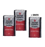 Merkloos ACTIE DOUWE EGBERTS: 2 +1 GRATIS: Gemalen koffie voor snelfilters Rood, pak van 1 kg