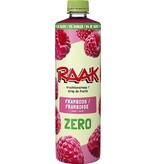 Raak Raak siroop framboos Zero Sugar, fles van 75 cl