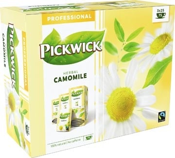 Pickwick Pickwick thee, kamille , fairtrade, pak van 25 zakjes