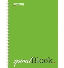 Office Products OFFICE products spiraalschrift, A4, 80 blad, geruit 5mm