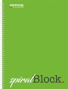 Office Products OFFICE products spiraalschrift, A4, 80 blad, geruit 5mm