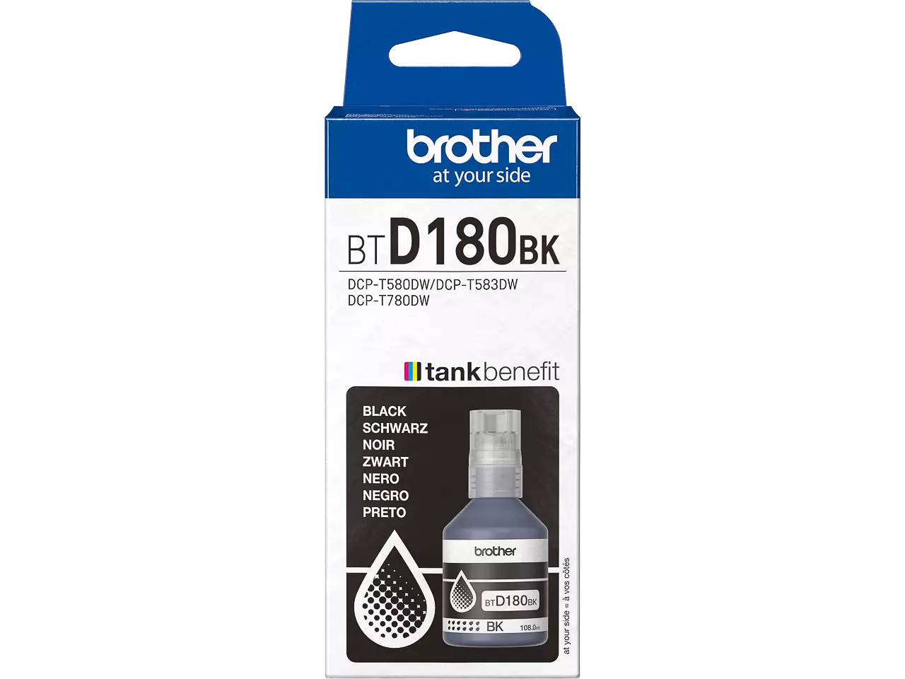 Brother BTD180BK BROTHER DCP ink black 7500pages — Seiten