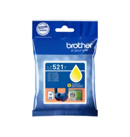 Brother Brother inktcartridge, 500 pagina's, OEM LC-521Y, geel