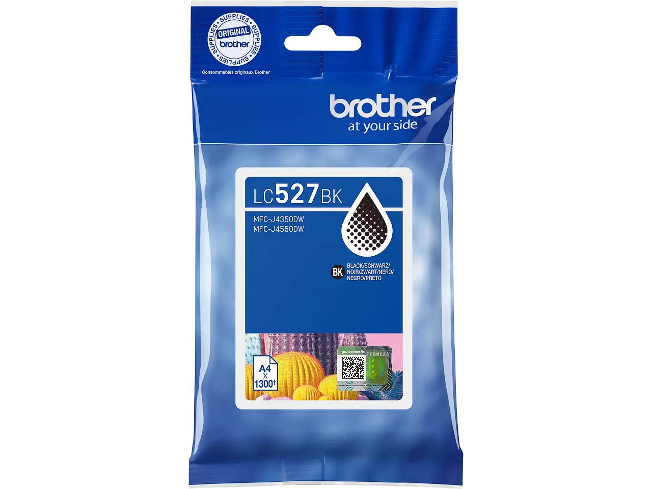 Brother Brother inktcartridge, 1.300 pagina's, OEM LC-527BK, zwart