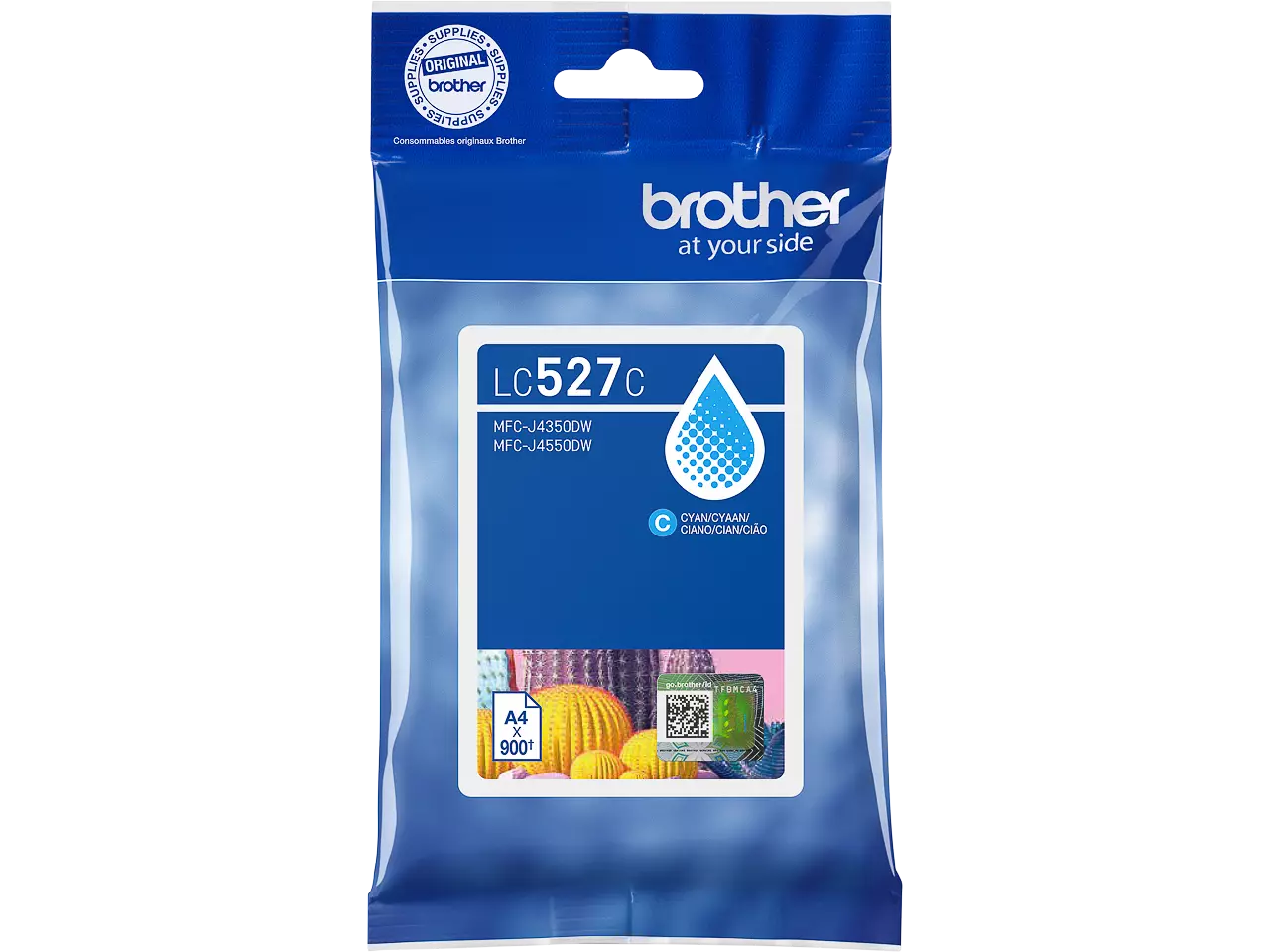 Brother Brother inktcartridge, 900 pagina's, OEM LC-527C, cyaan