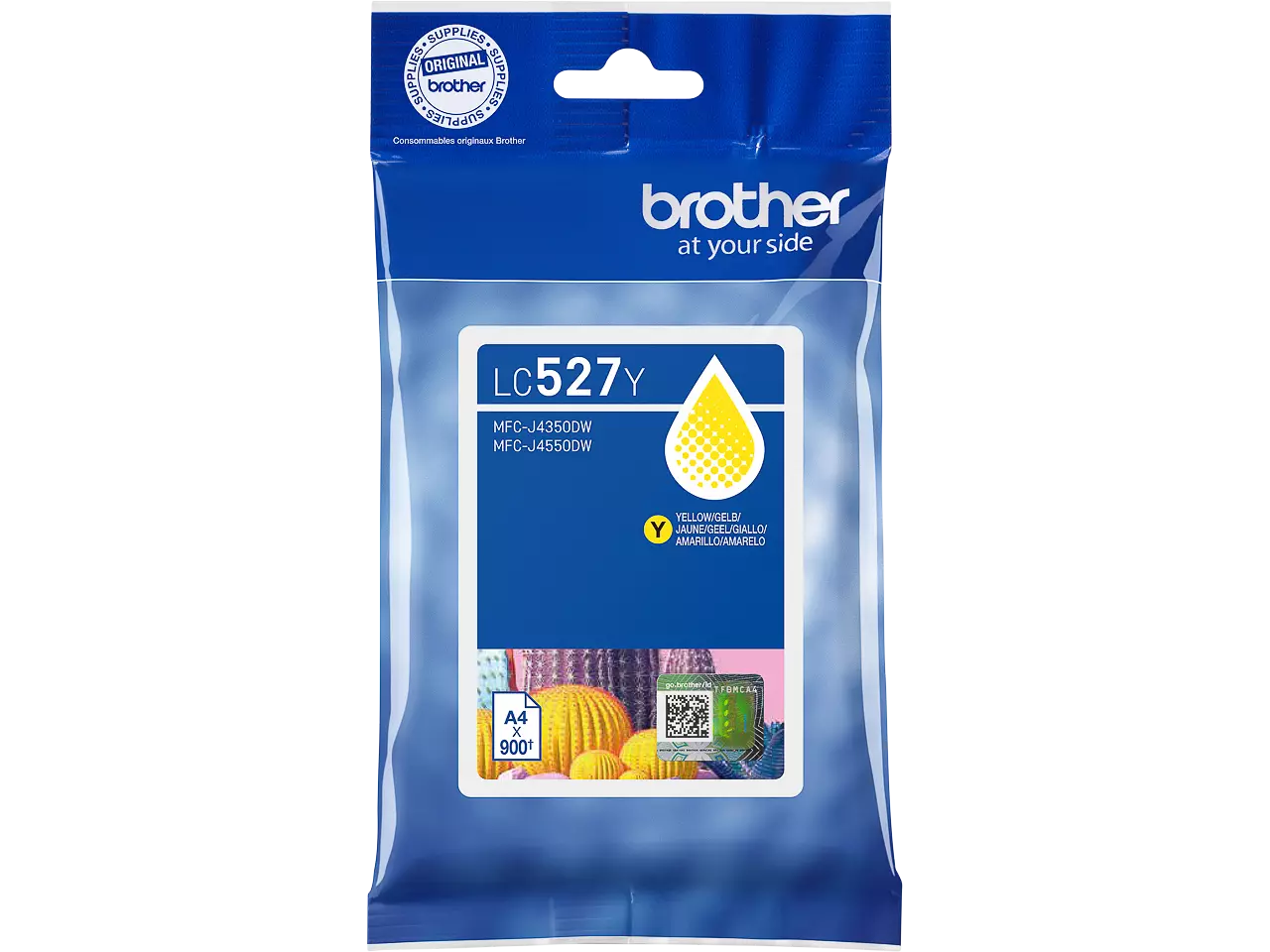 Brother Brother inktcartridge, 900 pagina's, OEM LC-527Y, geel