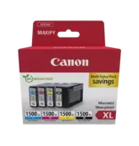 Canon Canon inktcartridge PGI-1500XL, 1.020 - 1.200 pagina's, OEM 9182B010, 4 kleuren