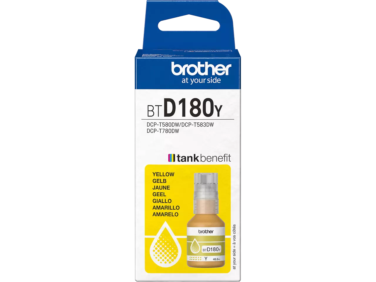 Brother BTD180Y BROTHER DCP ink yellow 5000pages — Seiten