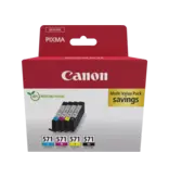 Canon Canon inktcartridge CLI-571, 345 pagina's, OEM 0386C009, 4 kleuren