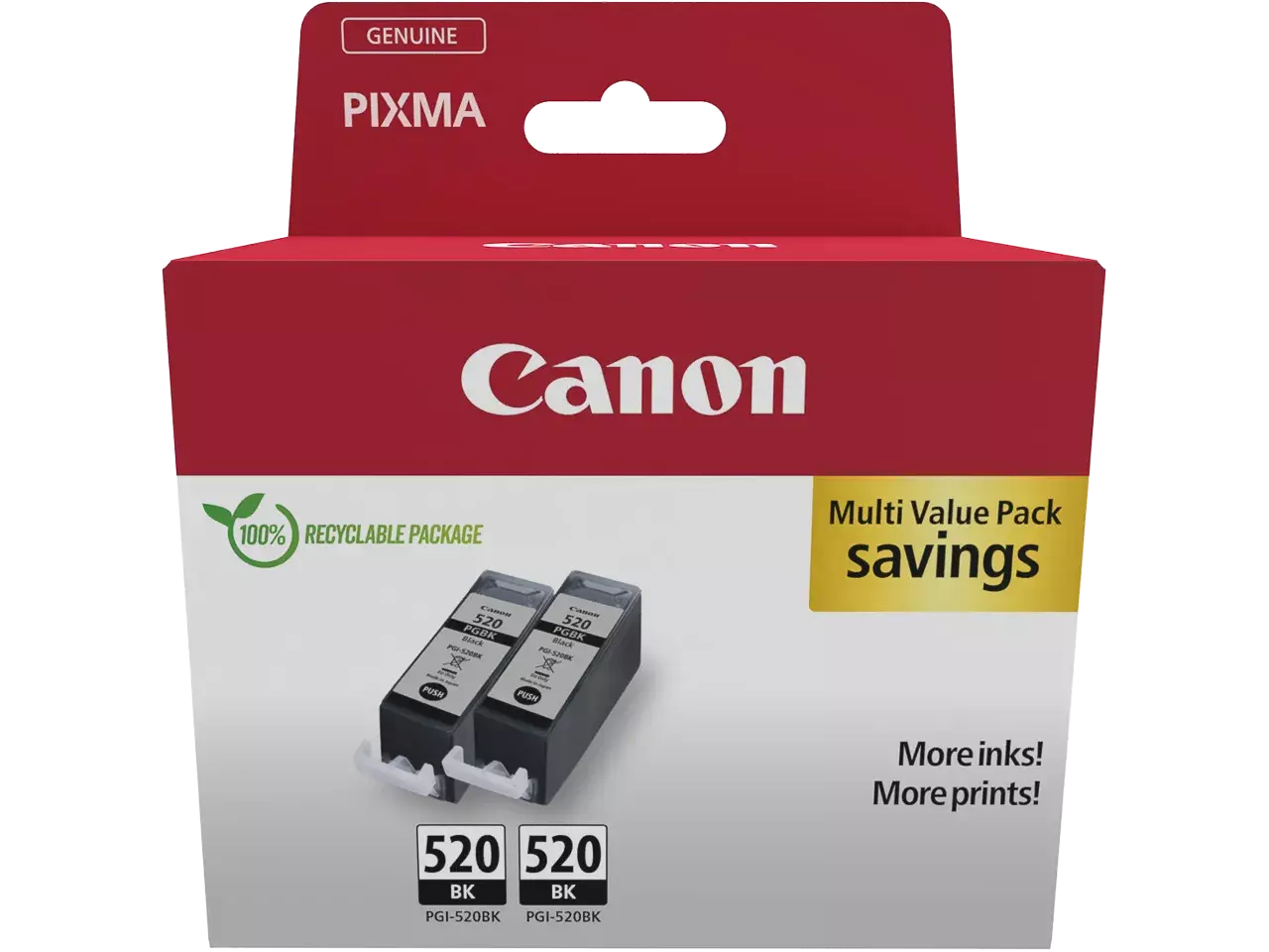 CANON (2932B019) PGI520BK Pixma MP ink (2) (original)