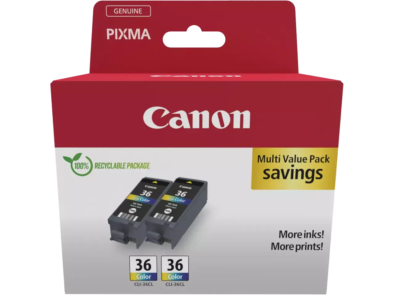 CANON (1511B025) CLI36 Pixma ink (2) color (original)