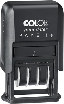 Colop Colop mini-dater S160/L2 N, met datum en PAYE LE
