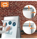 Nobo Nobo Essence stoepbord, uit aluminium, ft A1