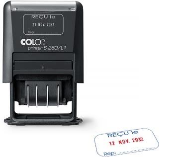 Colop Colop tekststempel Printer S260/L1 N, met datum en ONTVANGEN