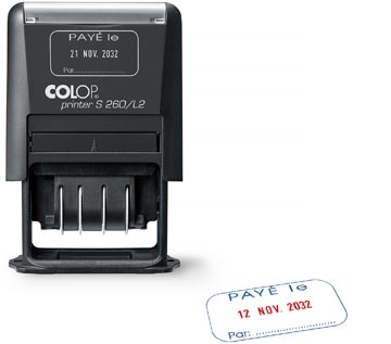 Colop Colop tekststempel Printer S260/L2 N, met datum en BETAALD