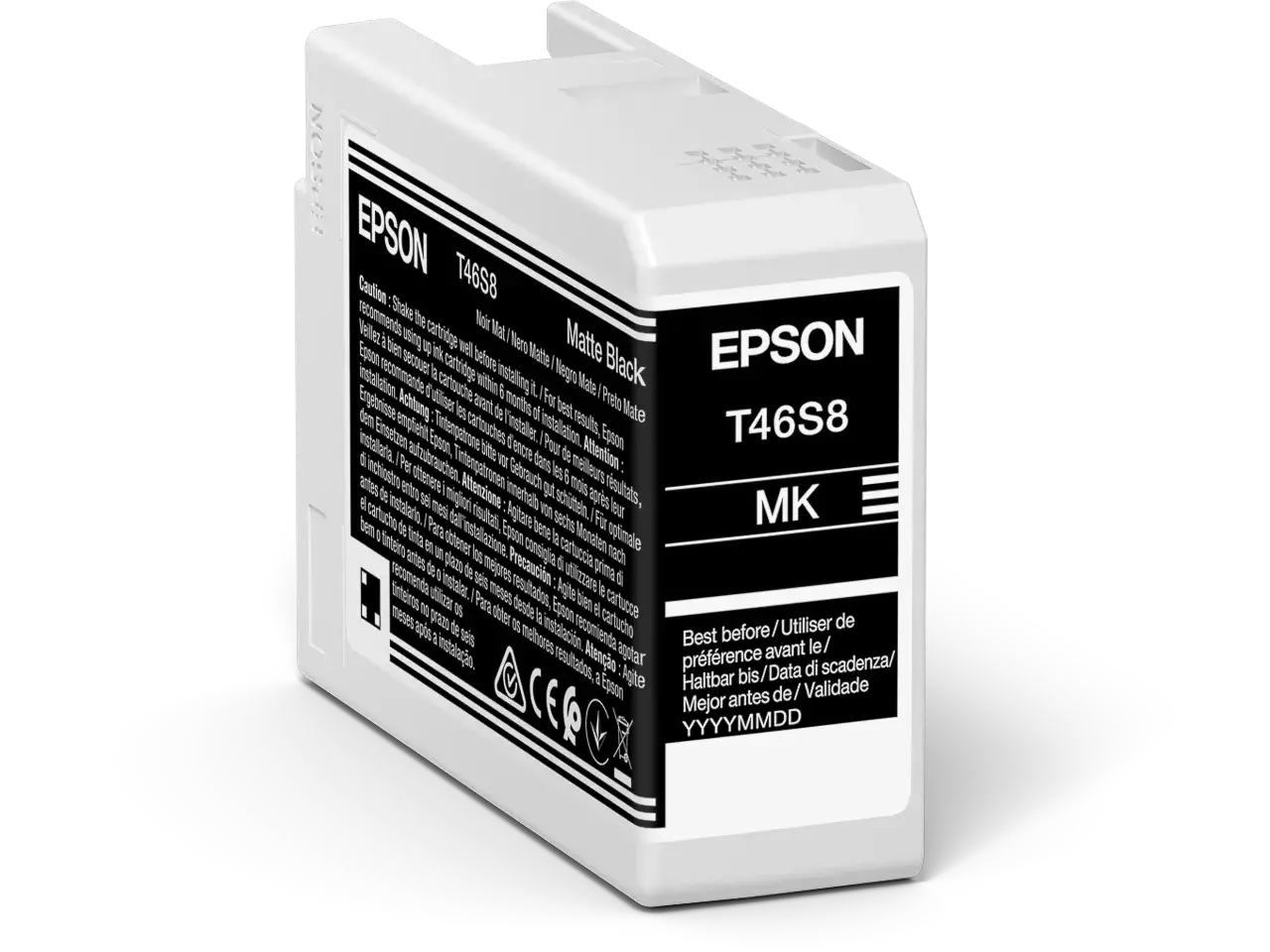 EPSON (C13T46S80N) SC ink matte black 25ml (original)