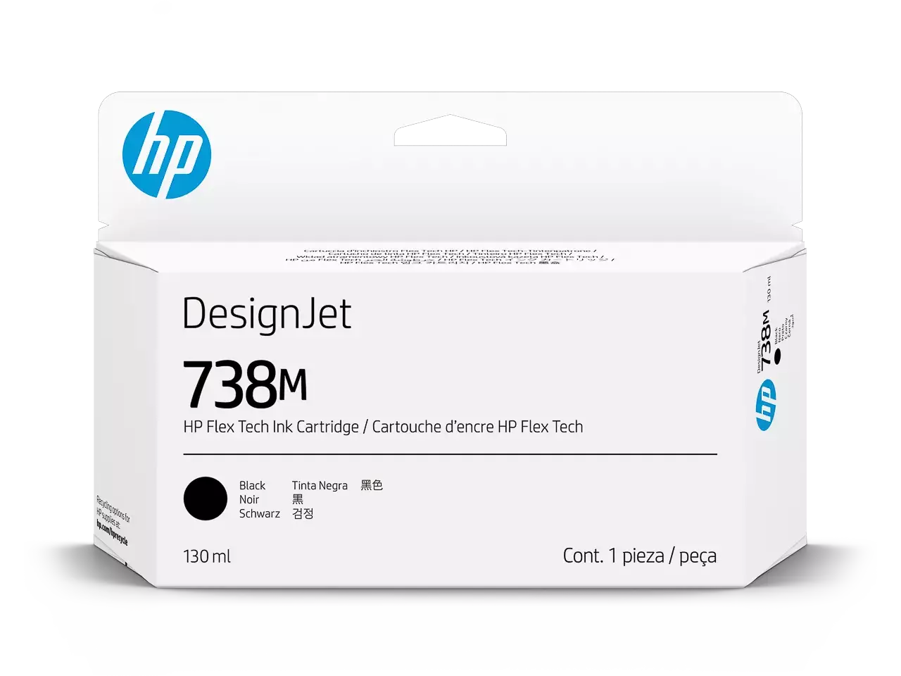 HP (A24VLA) 738M DNJ ink black 130ml (original)