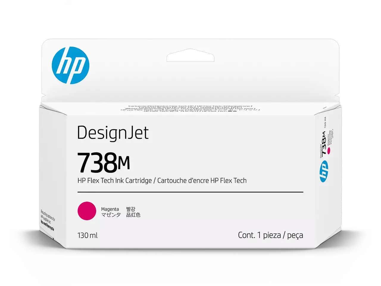 HP (A24VNA) 738M DNJ ink magenta 130ml (original)