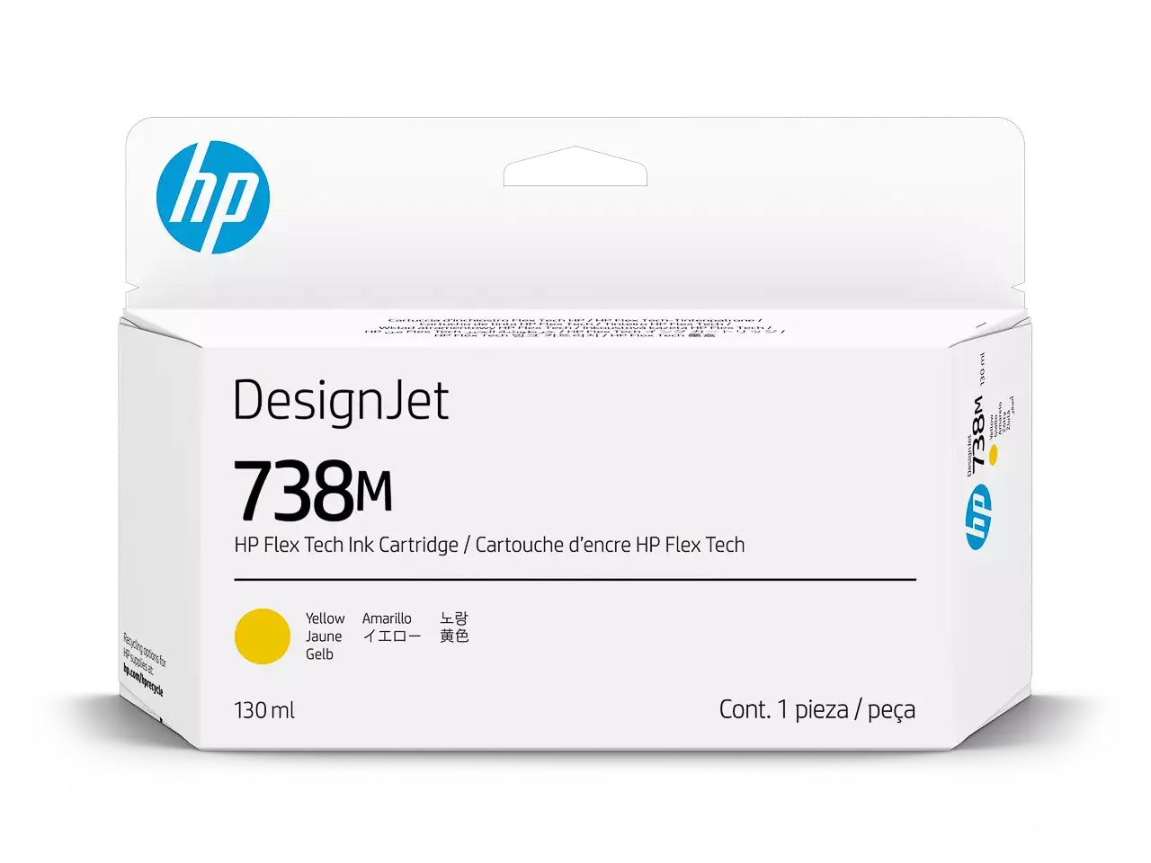 HP (A24VPA) 738M DNJ ink yellow 130ml (original)