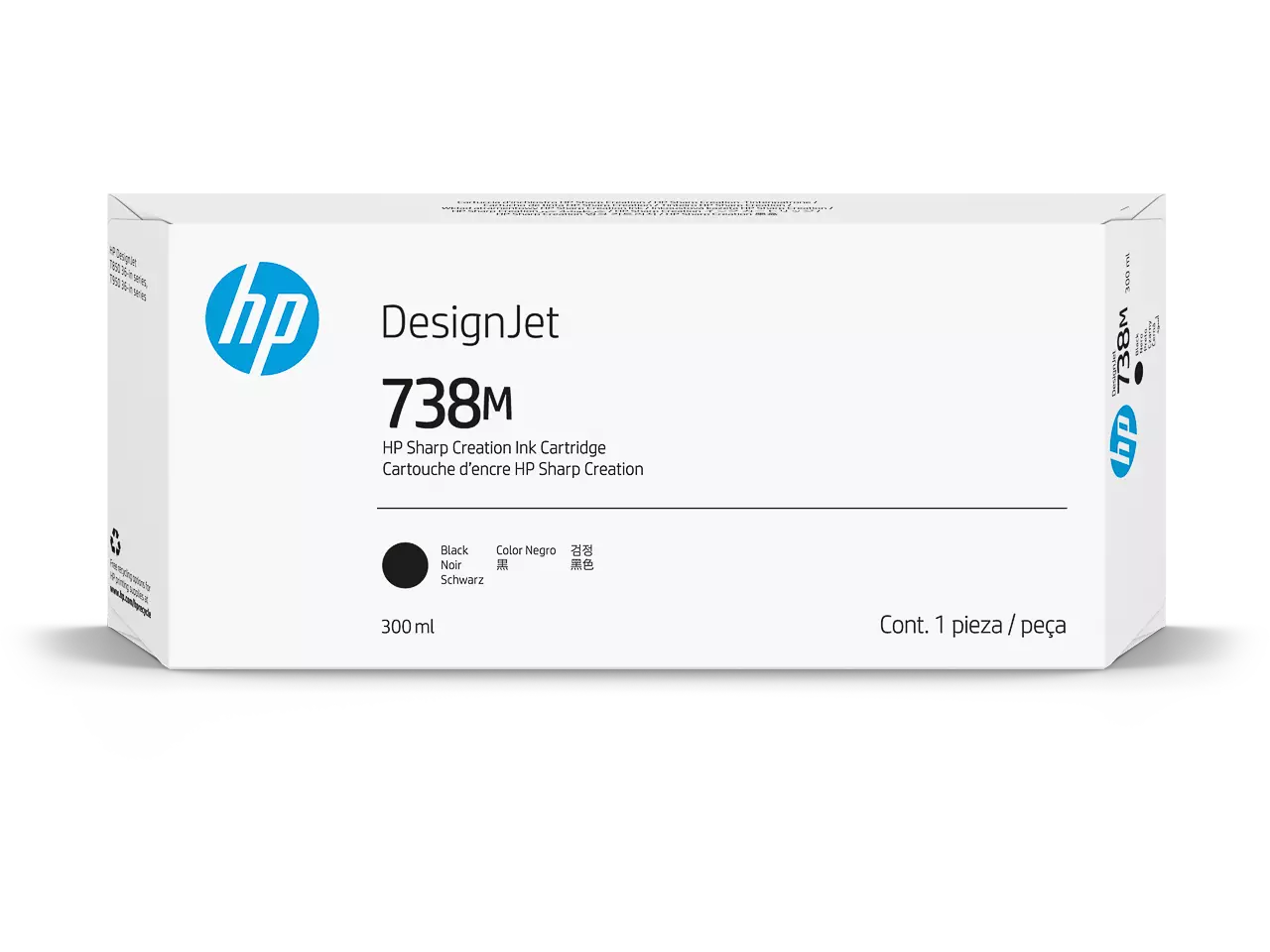 HP (498Q0A) 738M DNJ ink black HC 300ml (original)