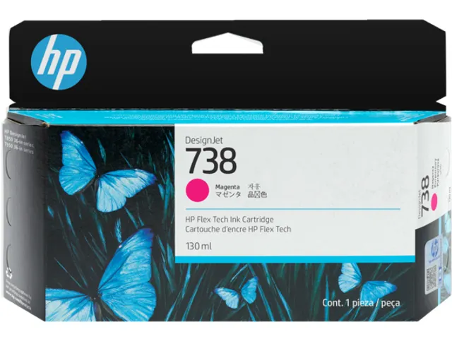 HP (676N0A) 738M DNJ ink magenta HC 300ml (original)