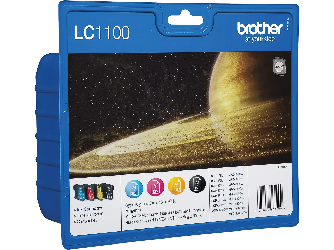 Brother LC1100VALBP BROTHER MFC ink (4) cmyk — 1x450/3x325pages