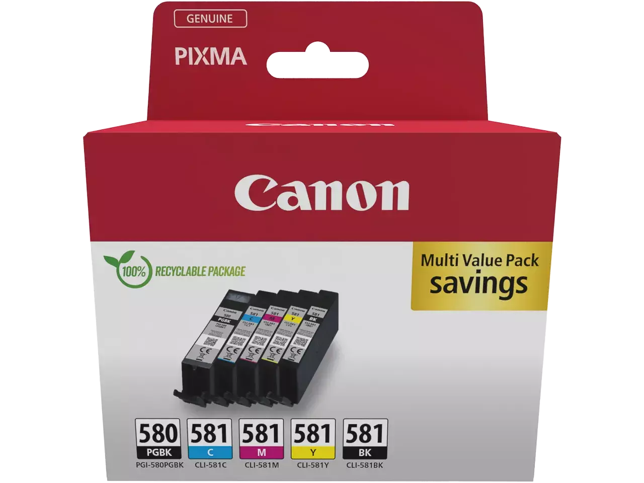Canon 2078C007 CANON PGI580+CLI581 Pixma TS TR — ink (5) cmyk pbk