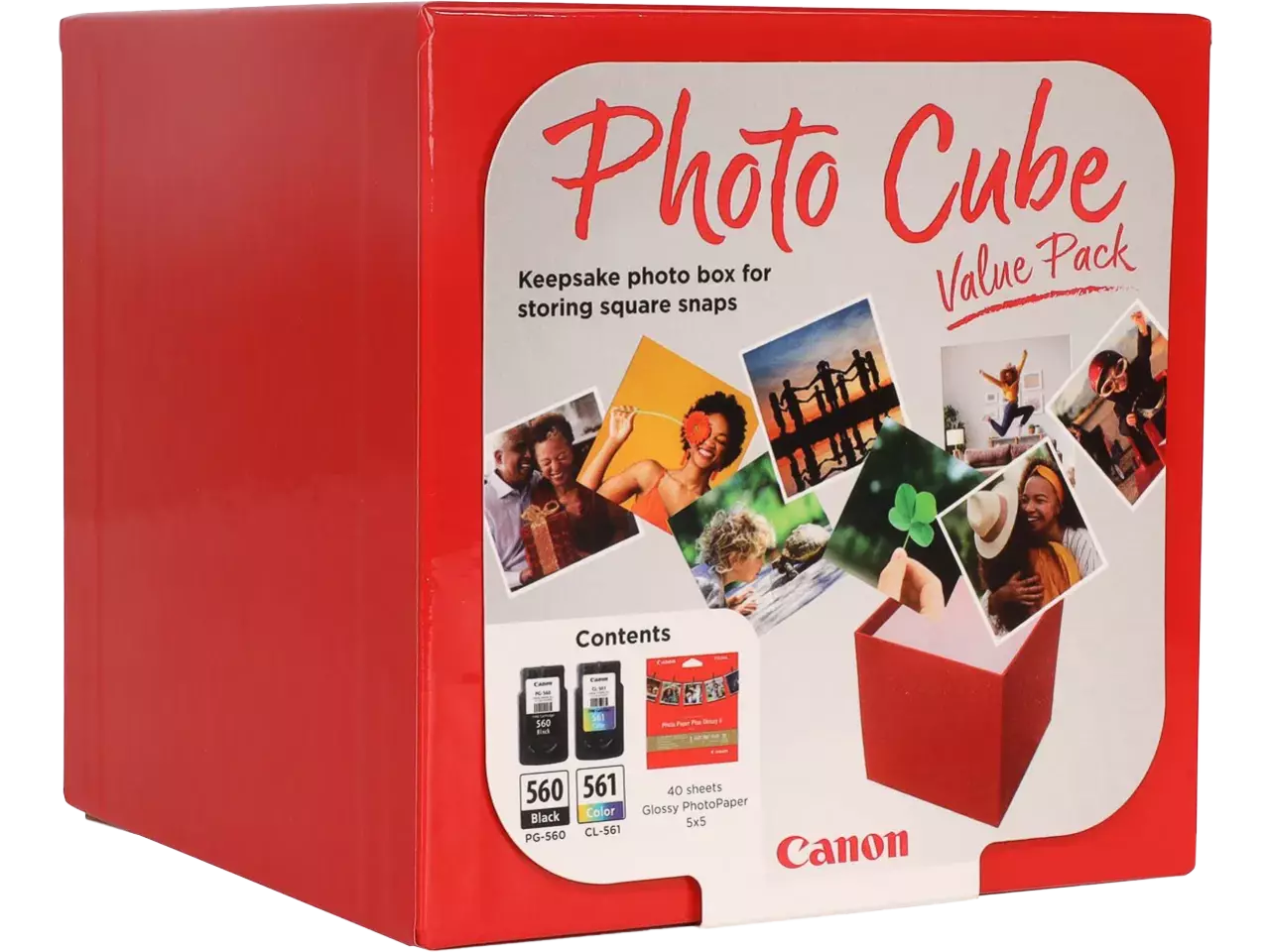 Canon 3713C007 CANON PG560/CL561+PP201 — Photo Cube ink+photo pape