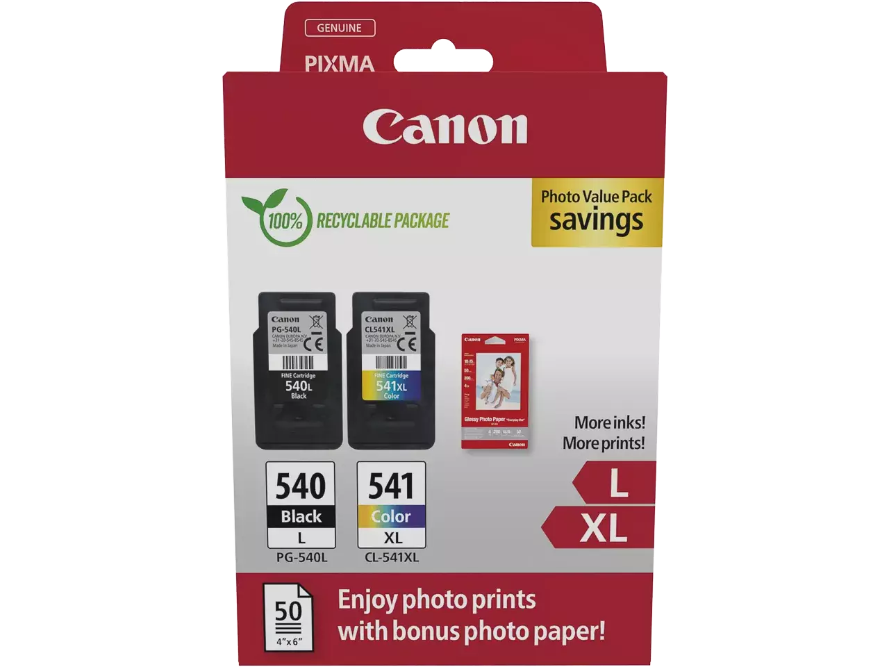 Canon 5224B013 CANON PG540L+CL541XL Pixma MG — ink+photo paper (2)