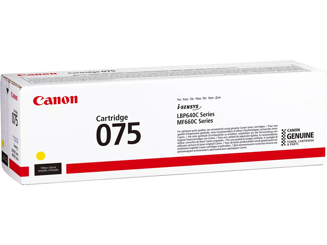Canon 6362C002 CANON 075Y LBP cartridge yellow — ST 1300pages