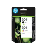 Hewlett Packard 3JB05AE#301 HP 304 DJ ink (2) blk-col ST — 120/100pages blis