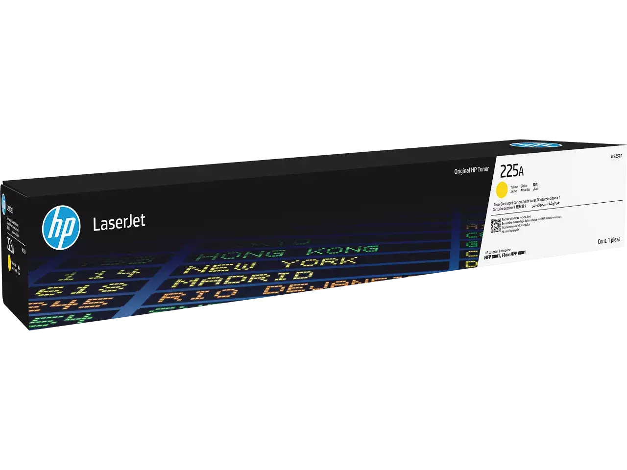 Hewlett Packard W2252A HP 225A CLJ cartridge yellow — 40.000pages