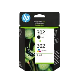 Hewlett Packard X4D37AE#301 HP 302 OJ ink (2) blk-col — 170/150pages blister