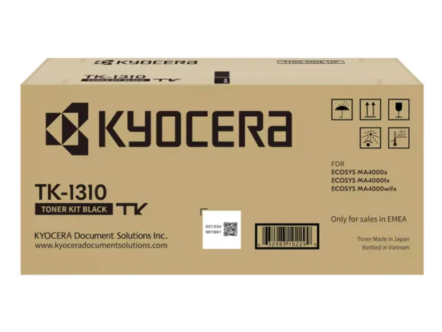 Kyocera 1T0C140NL1 KYOCERA TK1310 Ecosys toner — black 3000pages