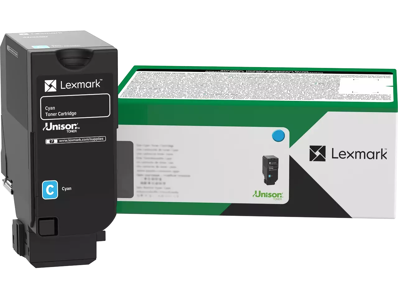 Lexmark 71C2XC0 LEXMARK CS toner cyan return — 12.500pages