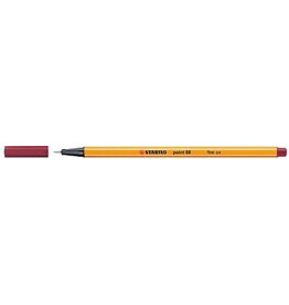 Stabilo STABILO point 88 fineliner, heidepaars — levering per 10