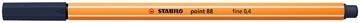 Stabilo STABILO point 88 fineliner, payne's grijs