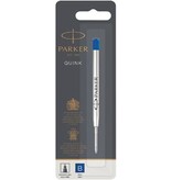 Parker Parker Quinkflow vulling voor balpen breed, blauw, op blister
